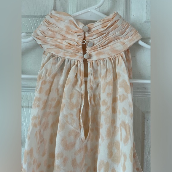 Joie 100% Silk Orange Women’s High Neck Sz S - Picture 2 of 8